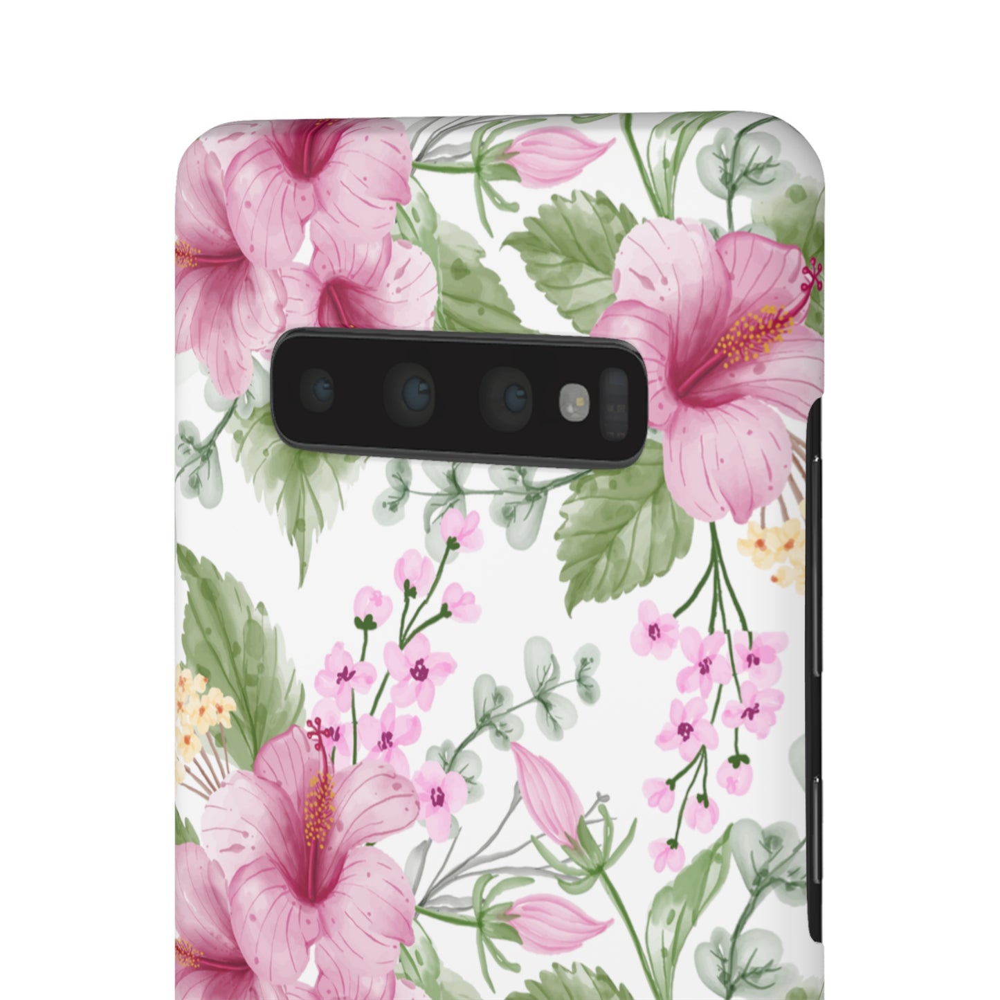 "Pink Hibiscus" | Snap Case