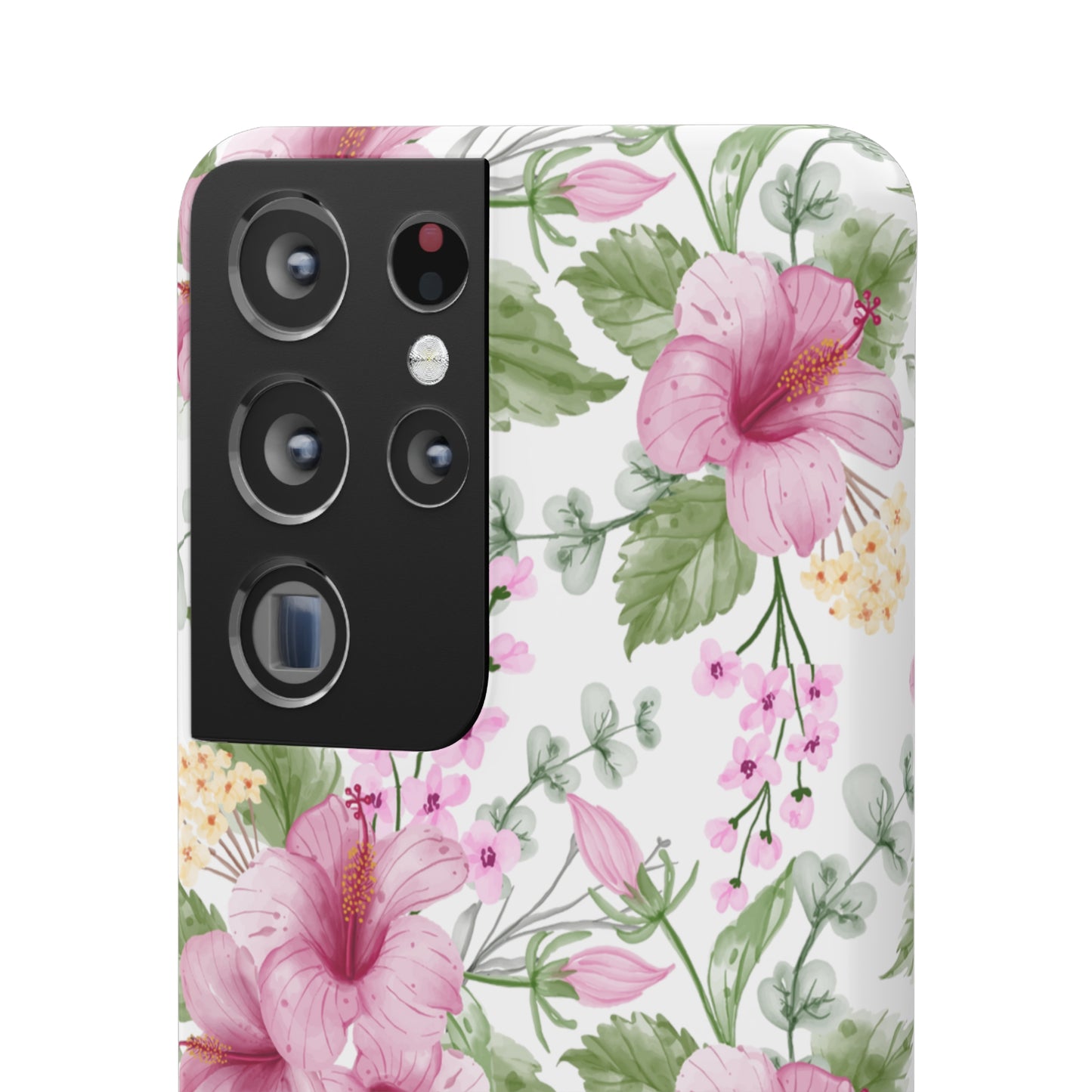"Pink Hibiscus" | Snap Case