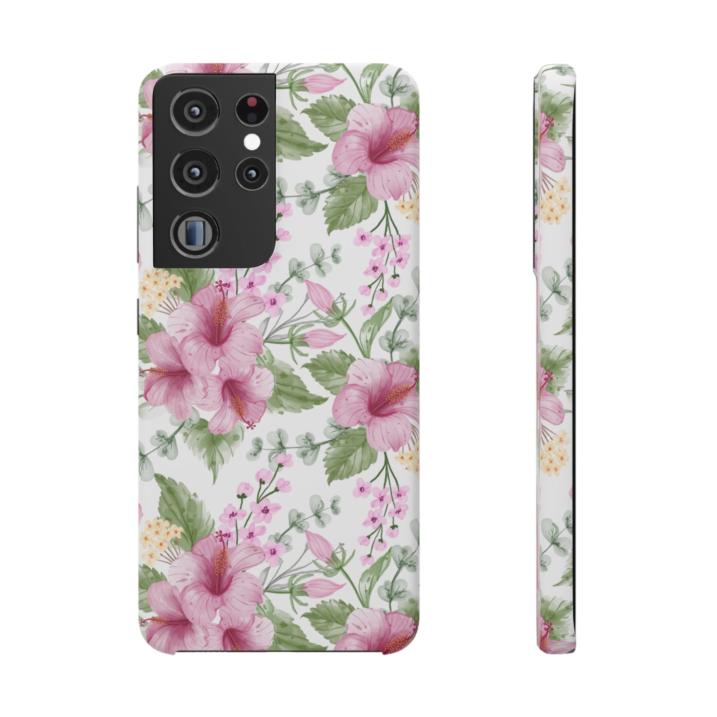 "Pink Hibiscus" | Snap Case