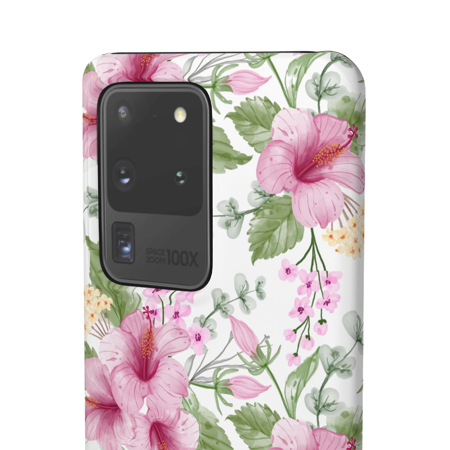 "Pink Hibiscus" | Snap Case