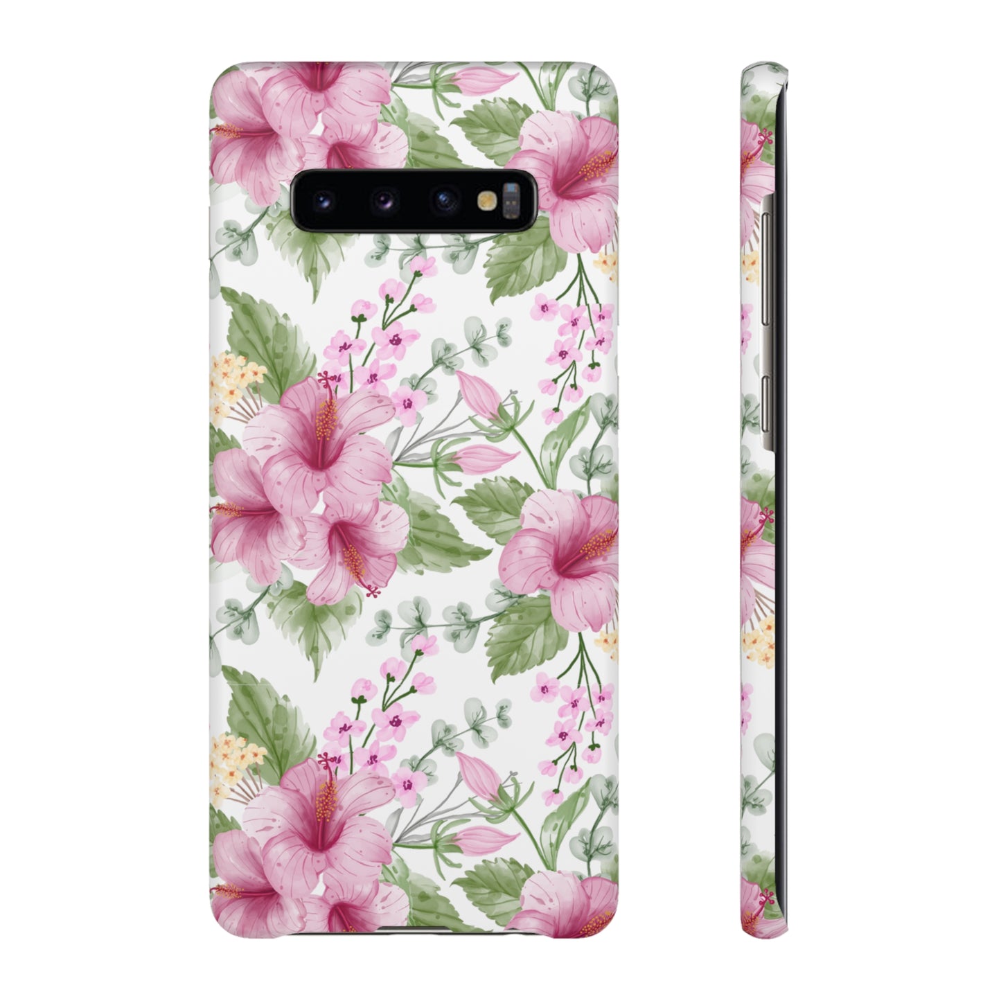 "Pink Hibiscus" | Snap Case