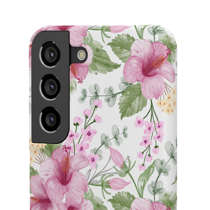 "Pink Hibiscus" | Snap Case