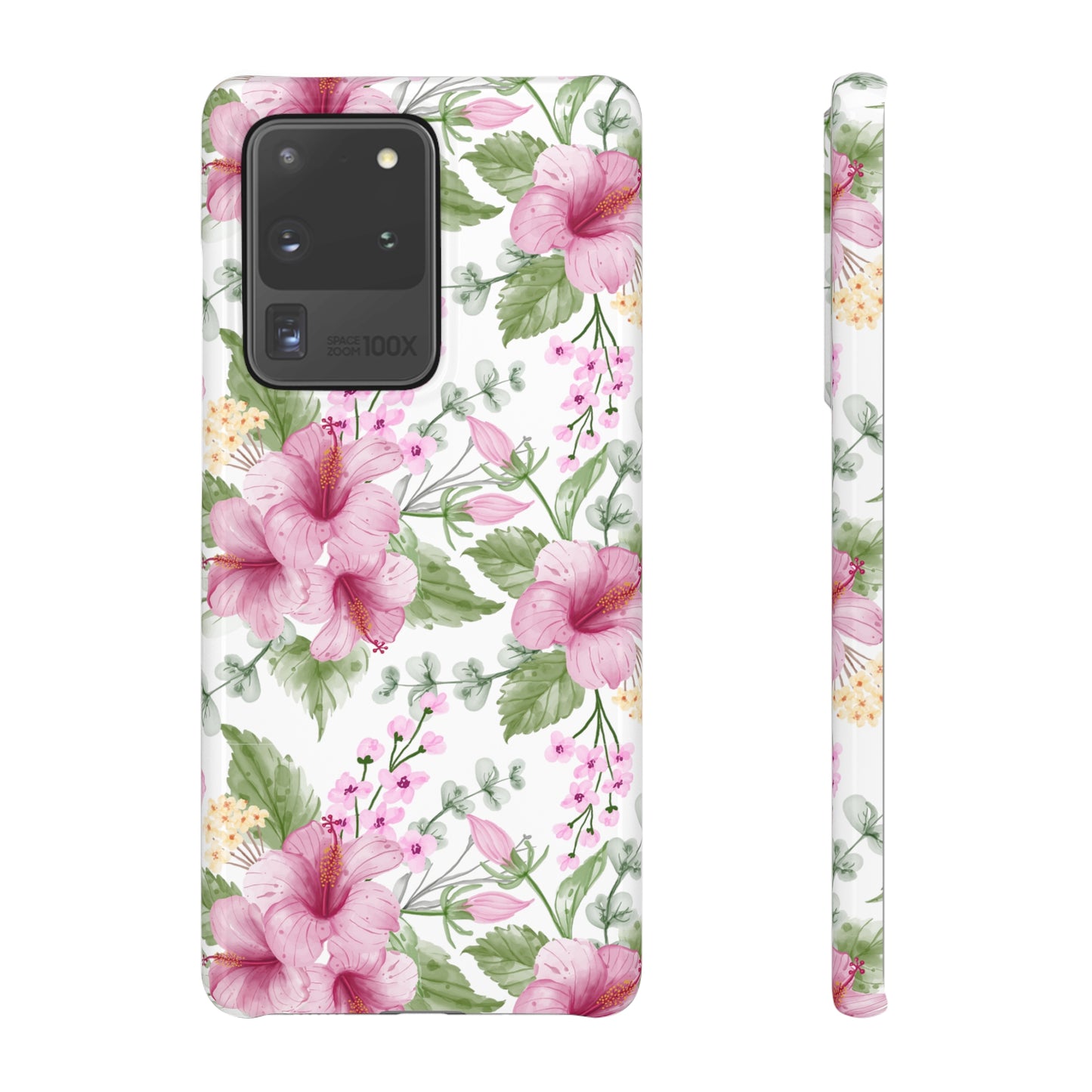 "Pink Hibiscus" | Snap Case