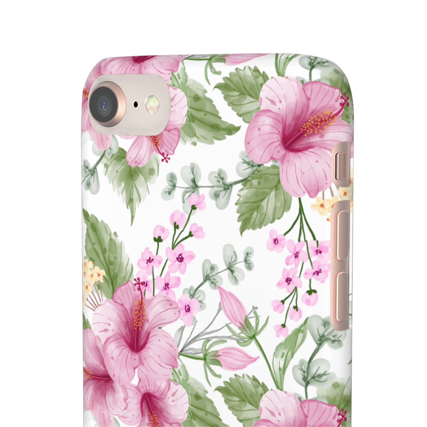 "Pink Hibiscus" | Snap Case