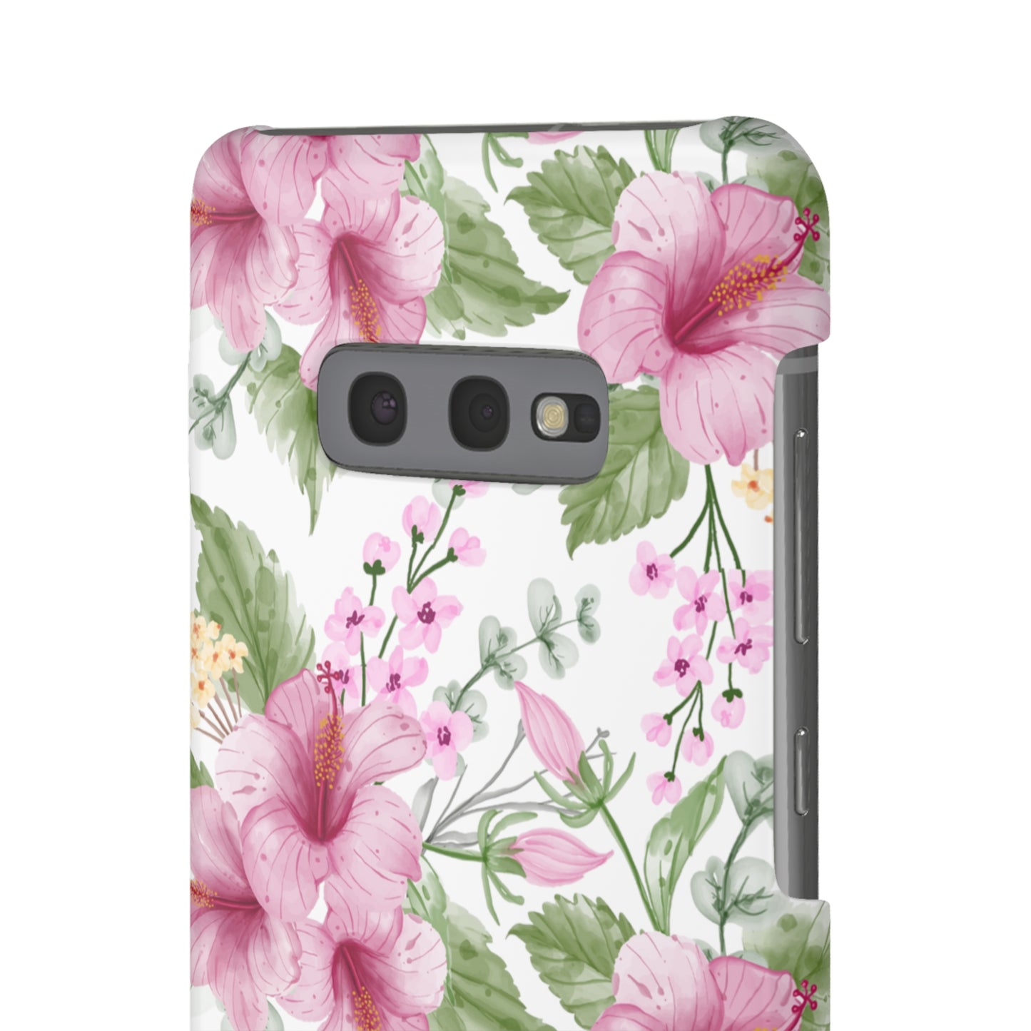 "Pink Hibiscus" | Snap Case