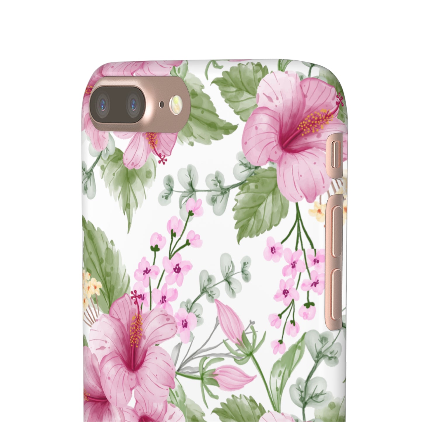 "Pink Hibiscus" | Snap Case