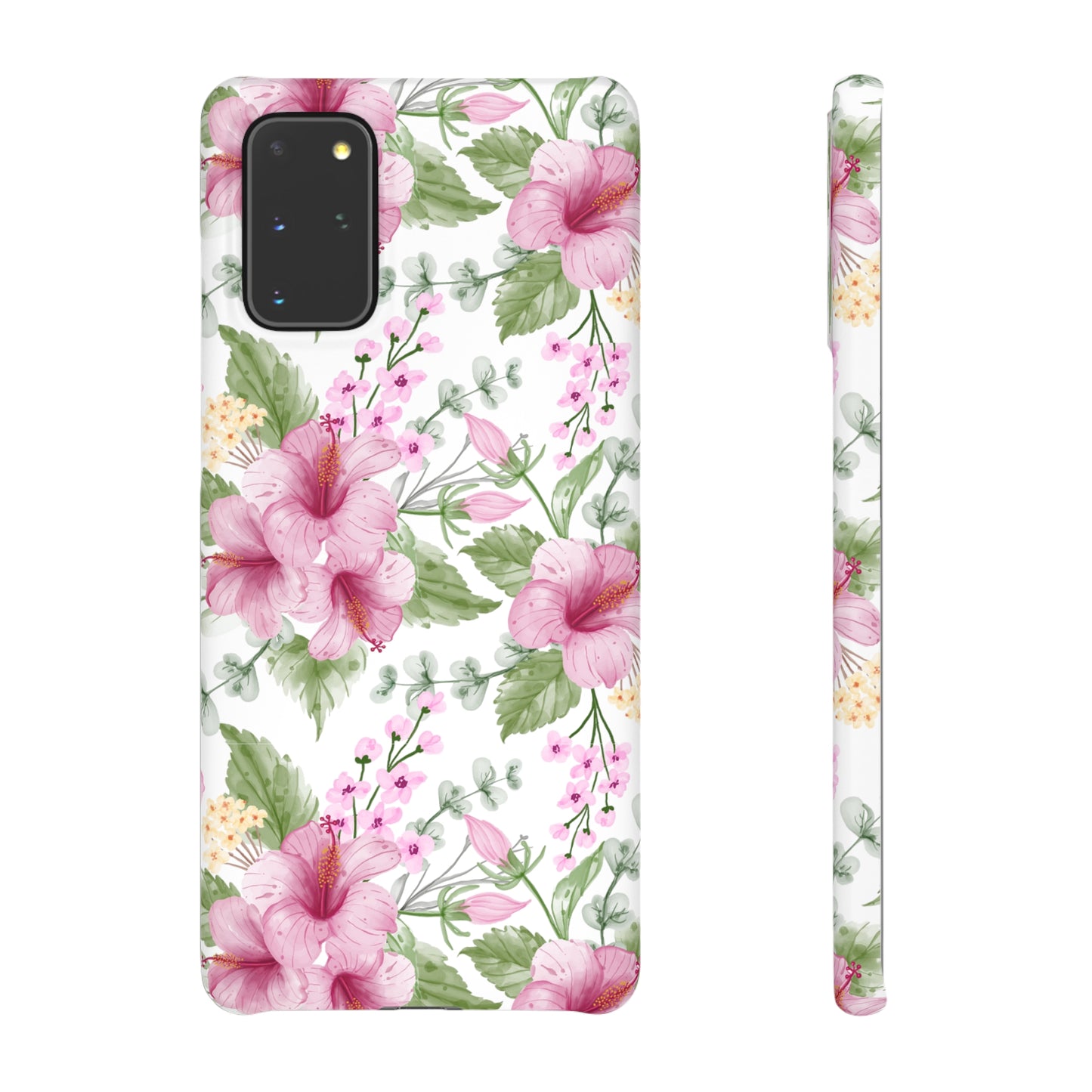 "Pink Hibiscus" | Snap Case