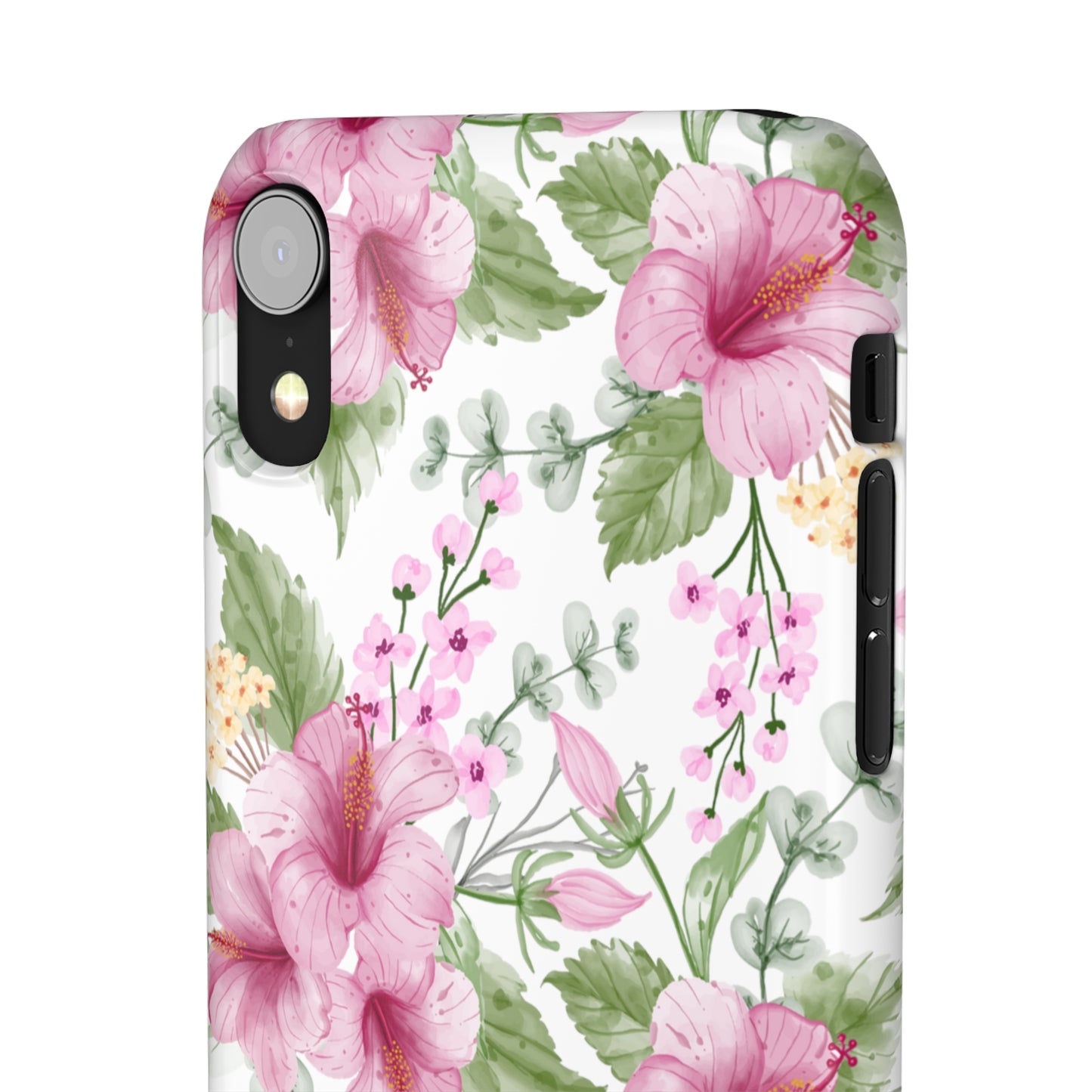 "Pink Hibiscus" | Snap Case