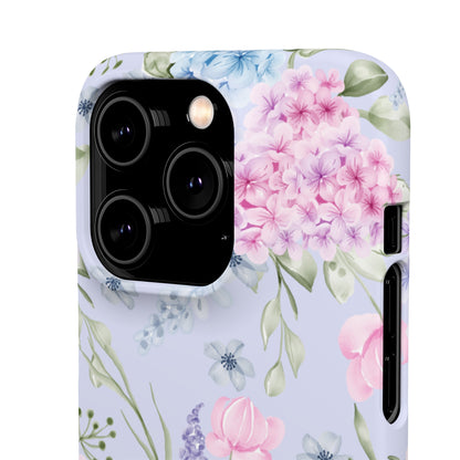 "Hydrangeas" | Snap Case