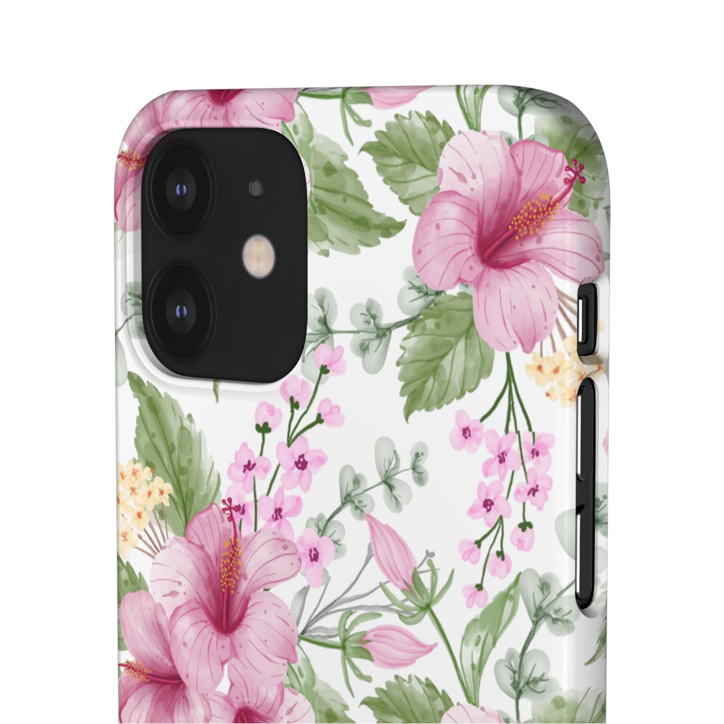 "Pink Hibiscus" | Snap Case