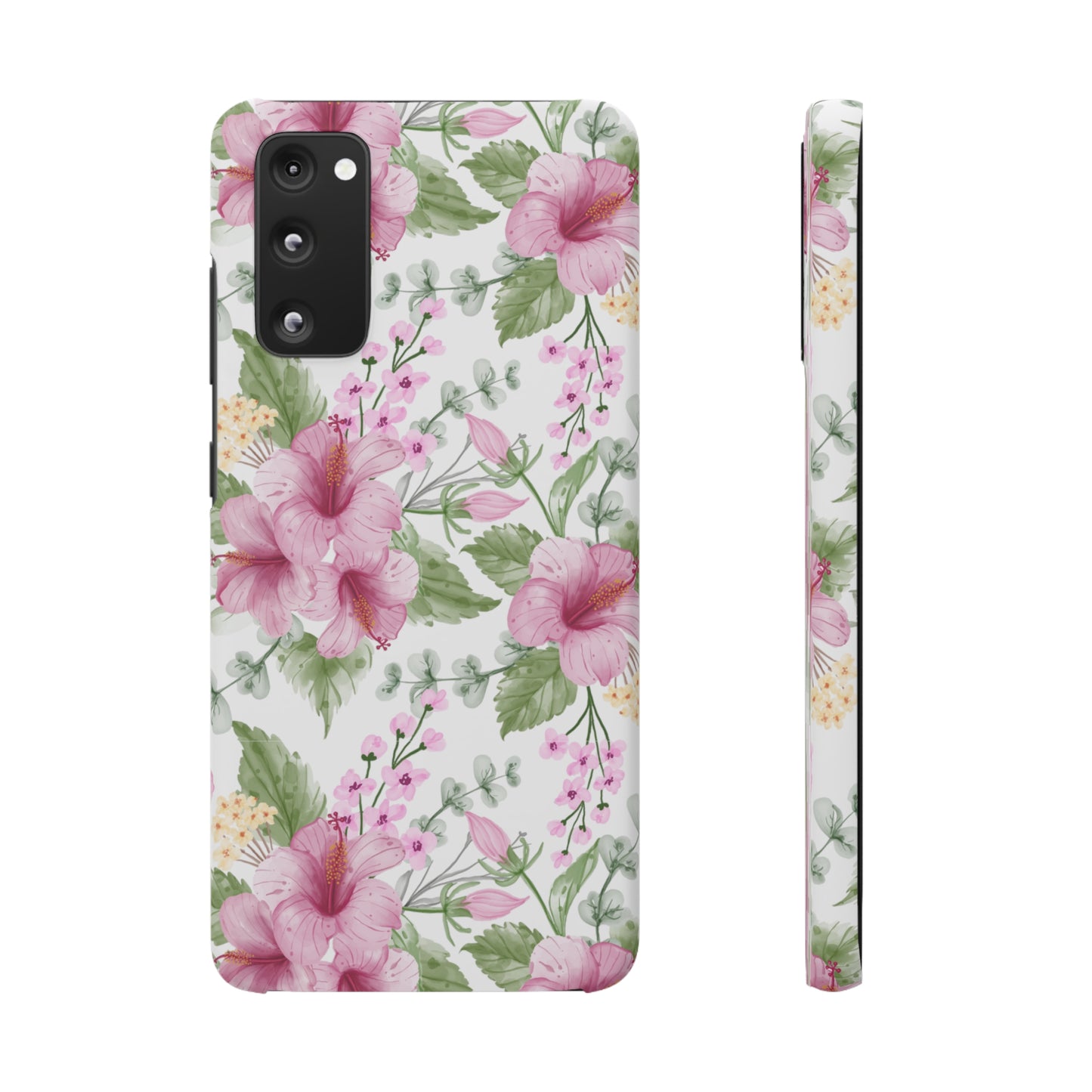 "Pink Hibiscus" | Snap Case